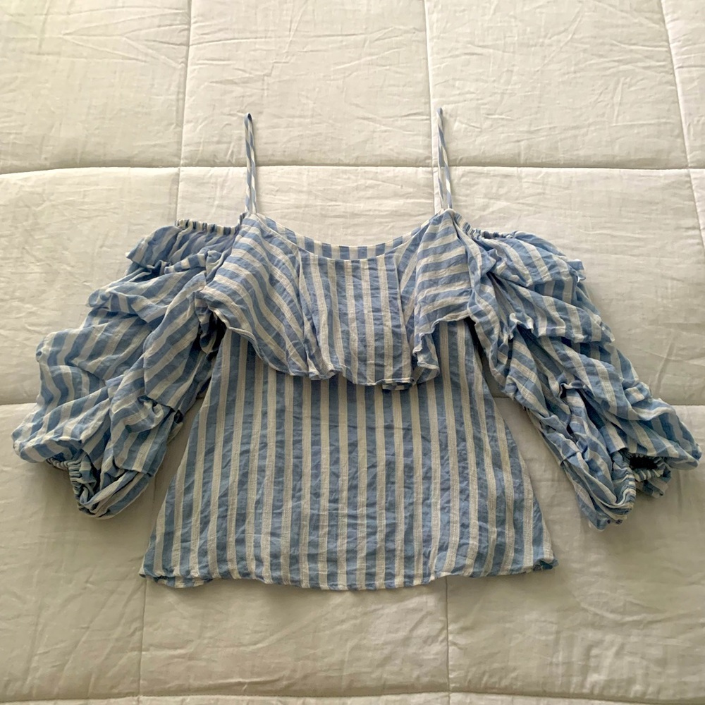 ZARA STRIPE TANK BLOUSE